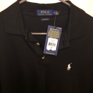 Polo Ralph Lauren Solid Black Polo Shirt